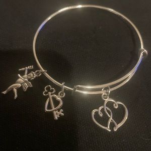 Bangle with charms